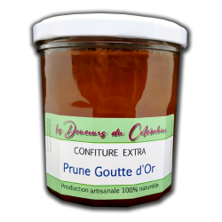 Confiture artisanale de prune Goutte d'Or vallée de la Seine